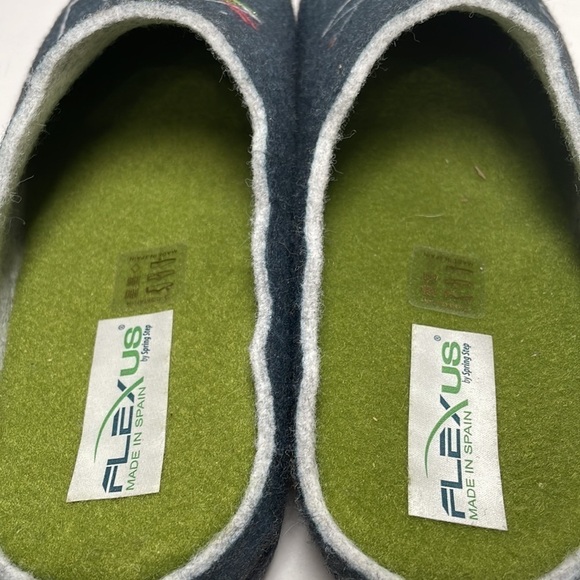 Cocktail Hour Slip On Mules Slides Posie-N-Friends Blue Women’s Slipper 6.5-7 - Picture 6 of 10